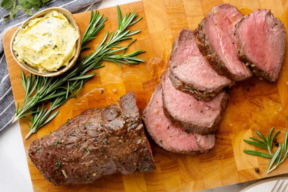 Garlic Herb Butter Beef Tenderloin