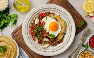 Lebanese Lamb with Baba Ghanoush