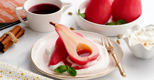 Poached Spiced Pears