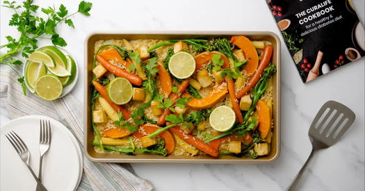 Vegetarian Thai Curry Tray Bake